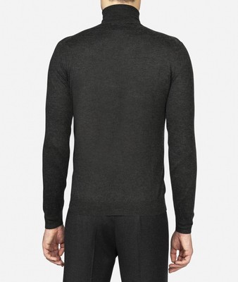 Pre-owned Larusmiani Turtleneck Sweater 'pullman' Sweater In Dimgray