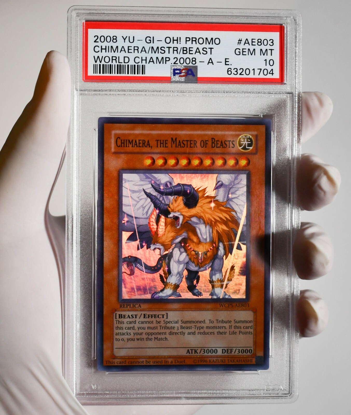 Yugioh World Champ: CHIMAERA, THE MASTER OF BEASTS WCPS Yugioh World Champ: CHIMAERA, THE MASTER OF BEASTS WCPS