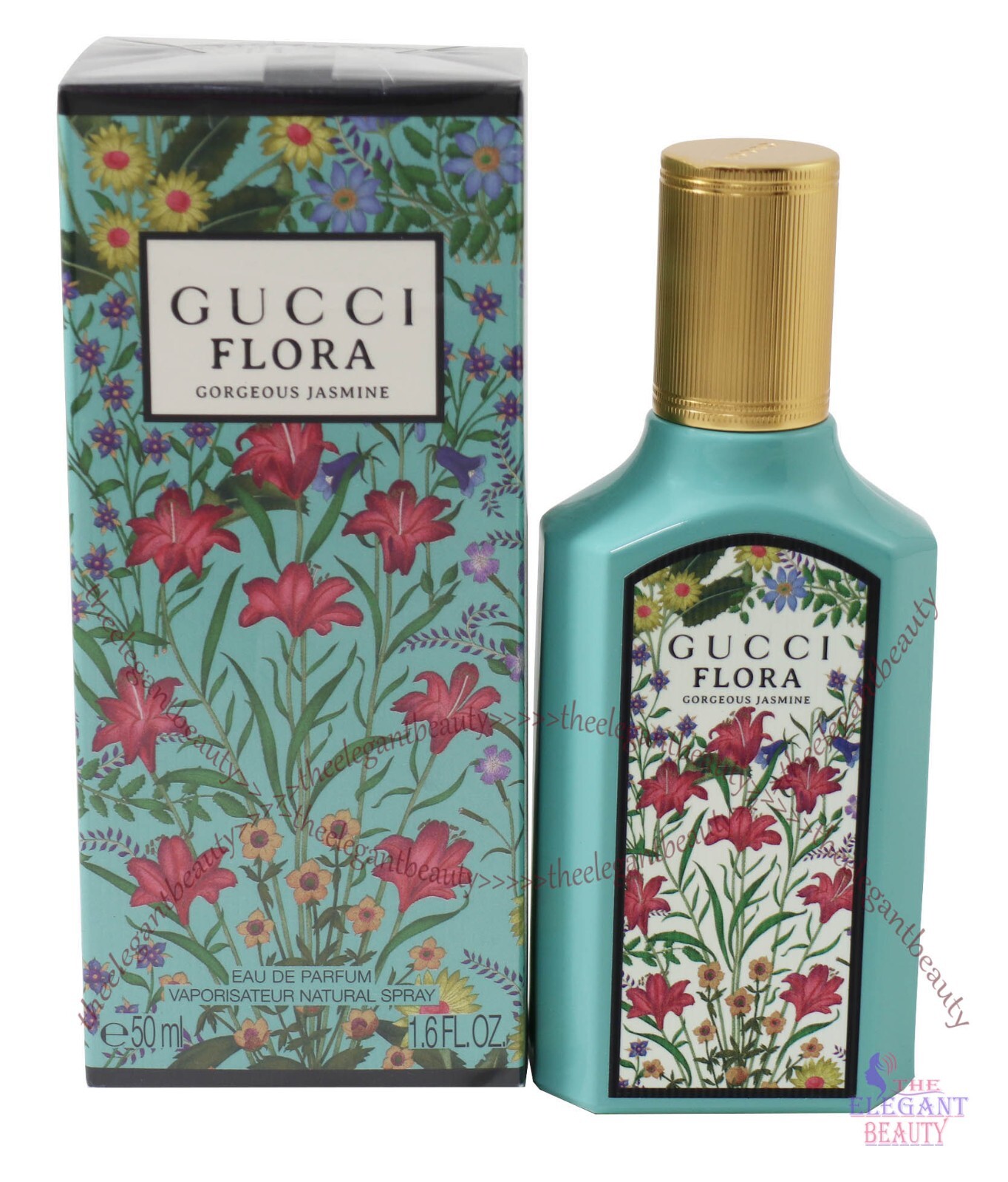 Gucci Flora Gorgeous Jasmine Eau De Parfum Spray 1.7oz/50ml