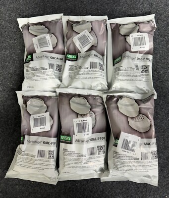6 Pairs - MSA Advantage Respirator Filter Combination Cartridges GMC-P100 815364