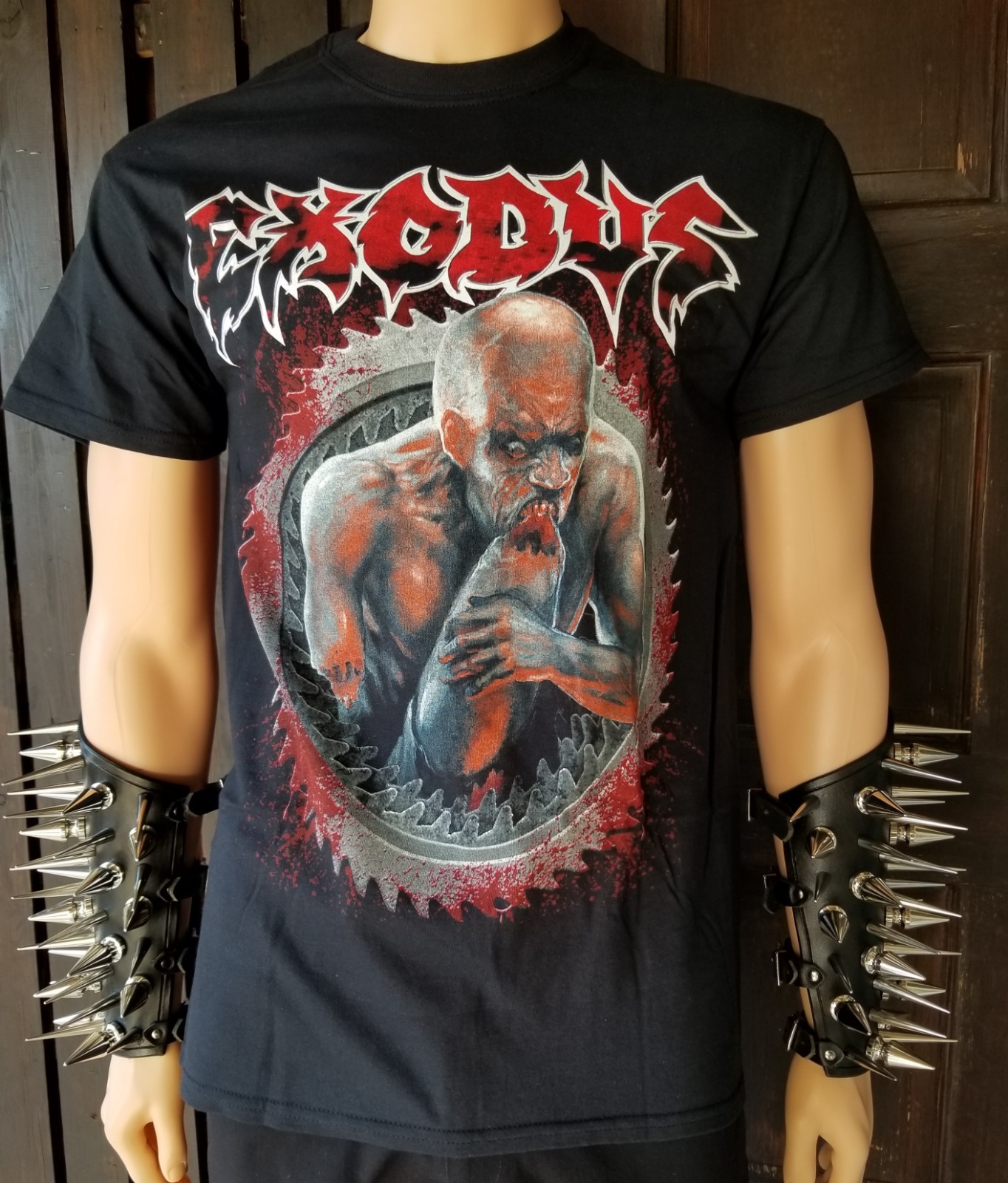 Nails Burn in Exodus メンズ ブラック バンド Tシャツ Nails Burn in Exodus メンズ ブラック バンド Tシャツ Vintage