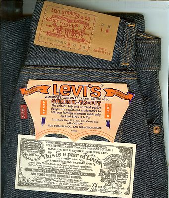 levi's 302-0117 25x32 zipper fly usa made vintage original