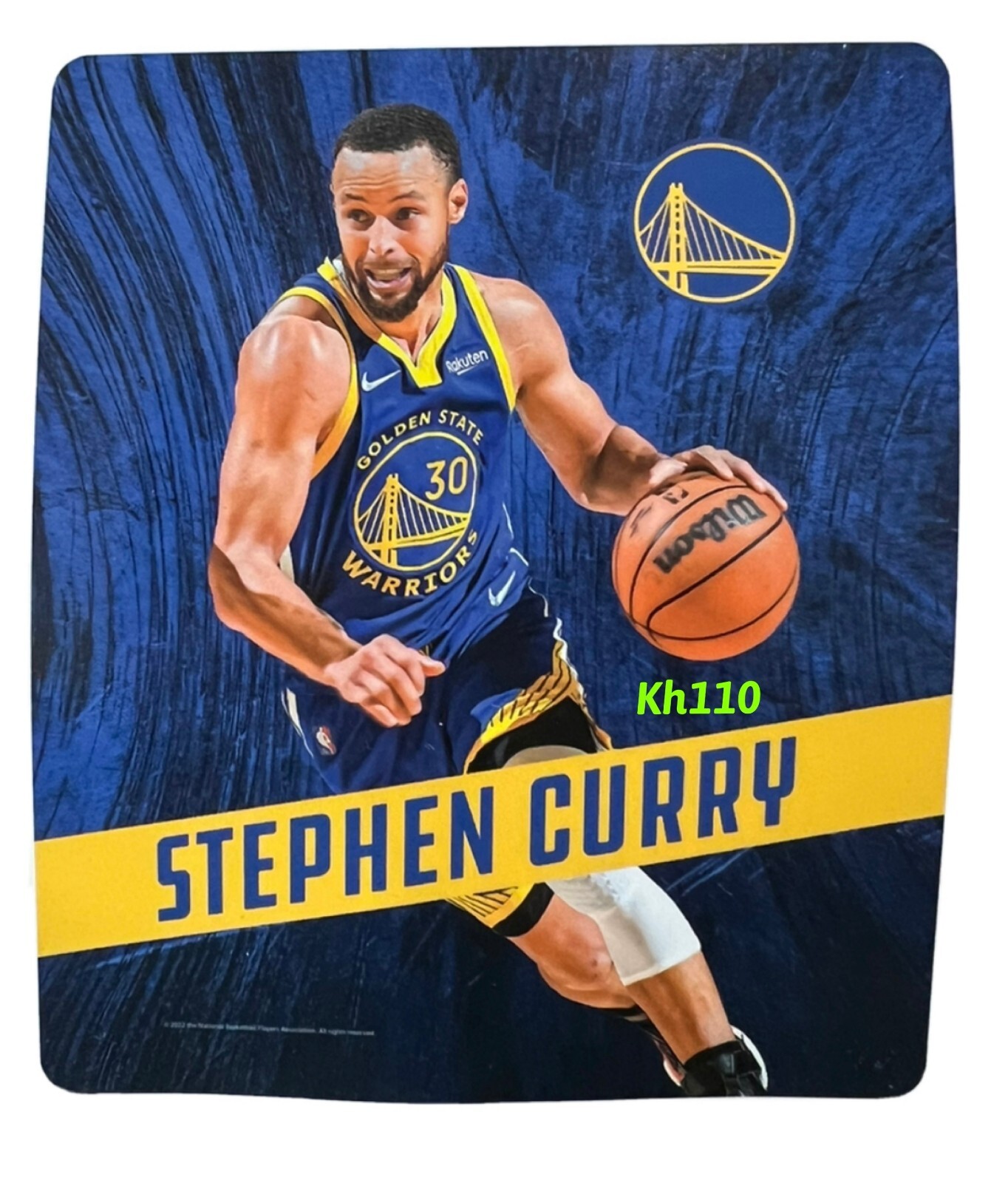 Stephen Curry NBA Golden State Warriors Silk Touch Throw 50