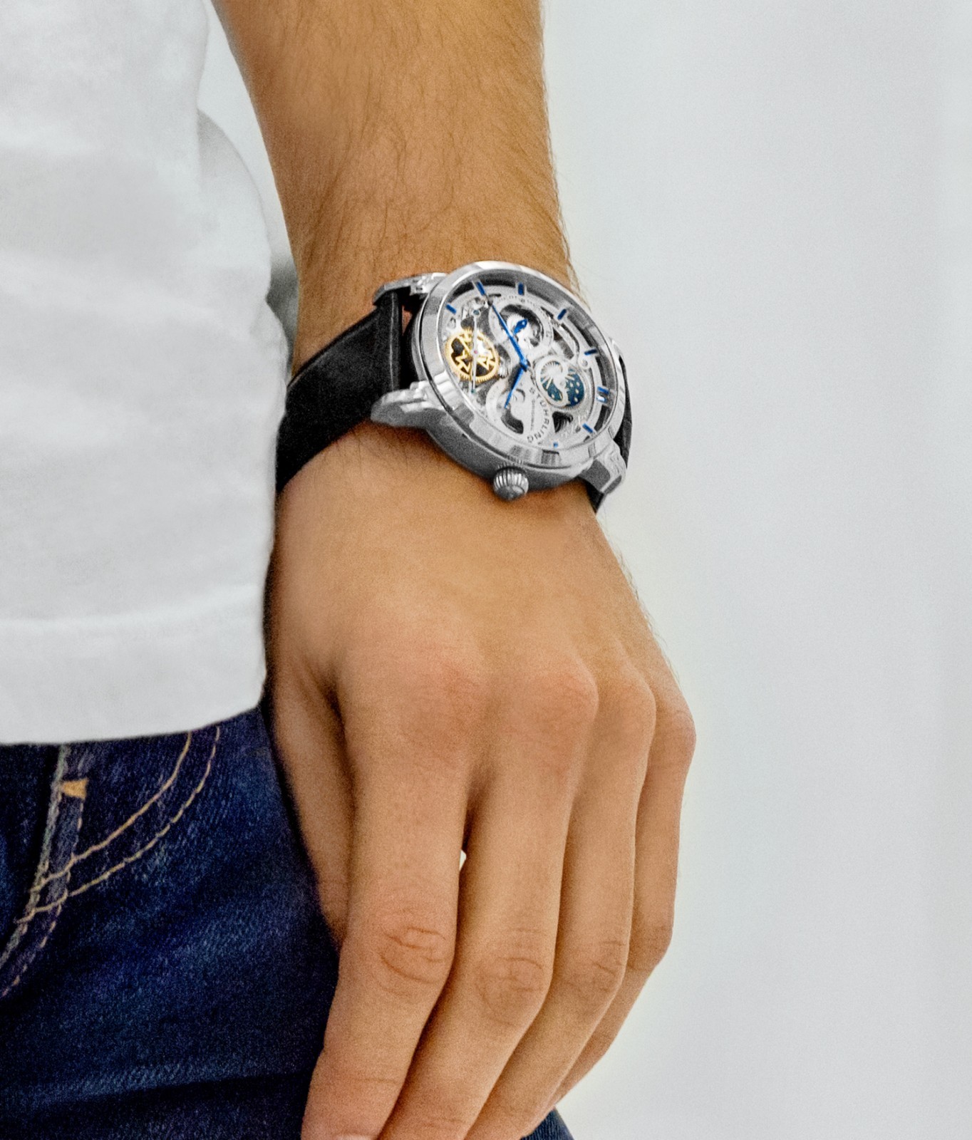 Détails sur Stuhrling 371 Homme Squelette Automatique Auto Vent Double Temps Robe Montre Détails sur Stuhrling 371 Homme Squelette Automatique Auto Vent Double Temps Robe Montre