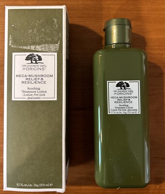 Origins Mega-Mushroom Relief & Resilience Soothing Treatment Lotion 6.7 oz NIB