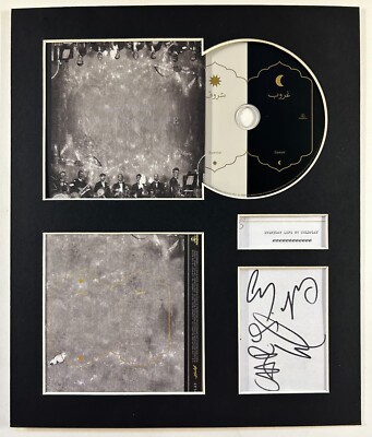 COLDPLAY - Signed Autographed - EVERYDAY LIFE - Album Display
