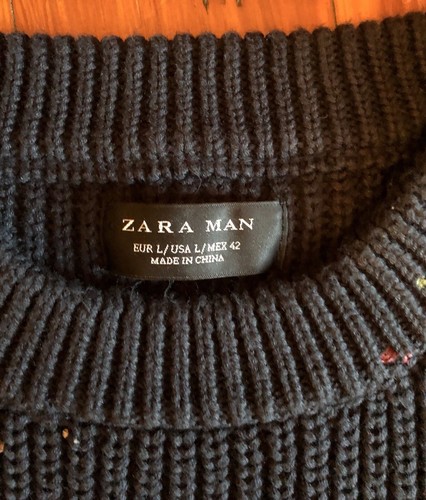 DOCTOR WHO 12th PETER CAPALDI zara splatter Jumper SCREEN ACCURATE SA Cosplay L