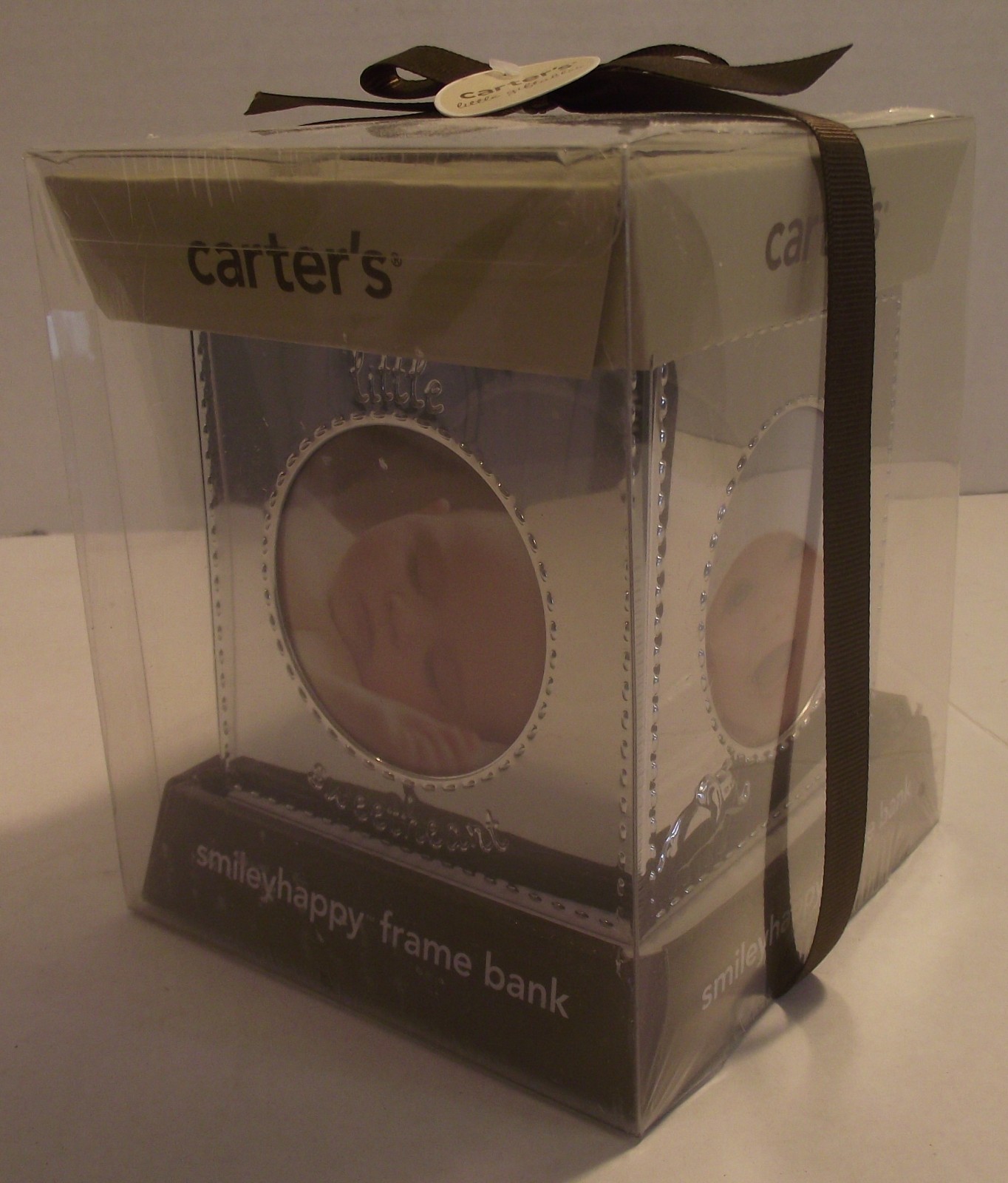 NEW, Sealed in Original Box, Carter's Cube Frame Bank