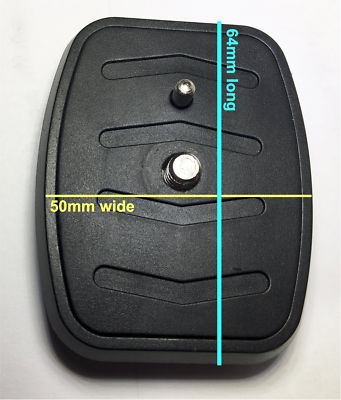 Quick Release Plate for Velbon CX-444 CX-888 CX-460 CX-570 Tripod Head QR Plate