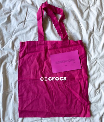 Post Malone x Crocs Pink Tote Bag Posty Card