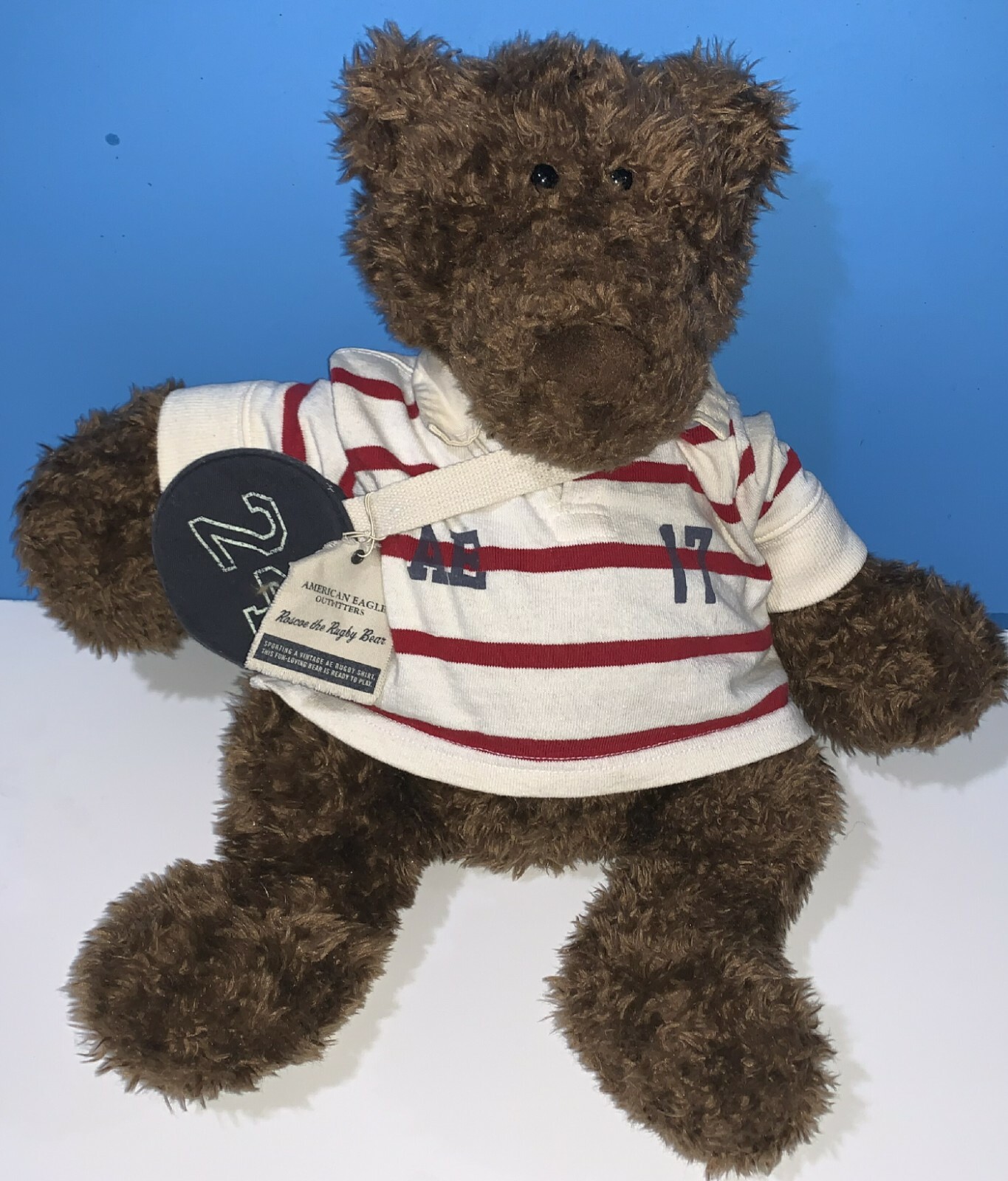 Gund Roscoe Rugby Teddy Bear for American Eagle Outfitters