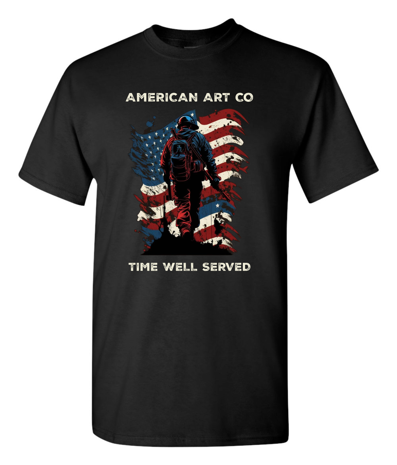 

ФУТБОЛКА AMERICAN ART COLLECTIVE TIME WELL SERVED ЧЕРНАЯ, Черный