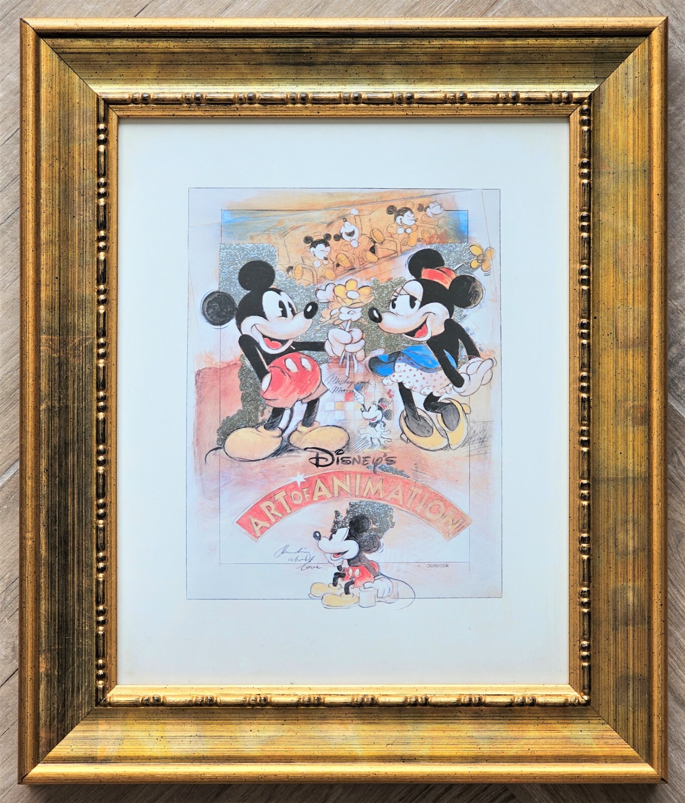 Disney Joadoor Print Art of Animation Mickey Mouse Minnie