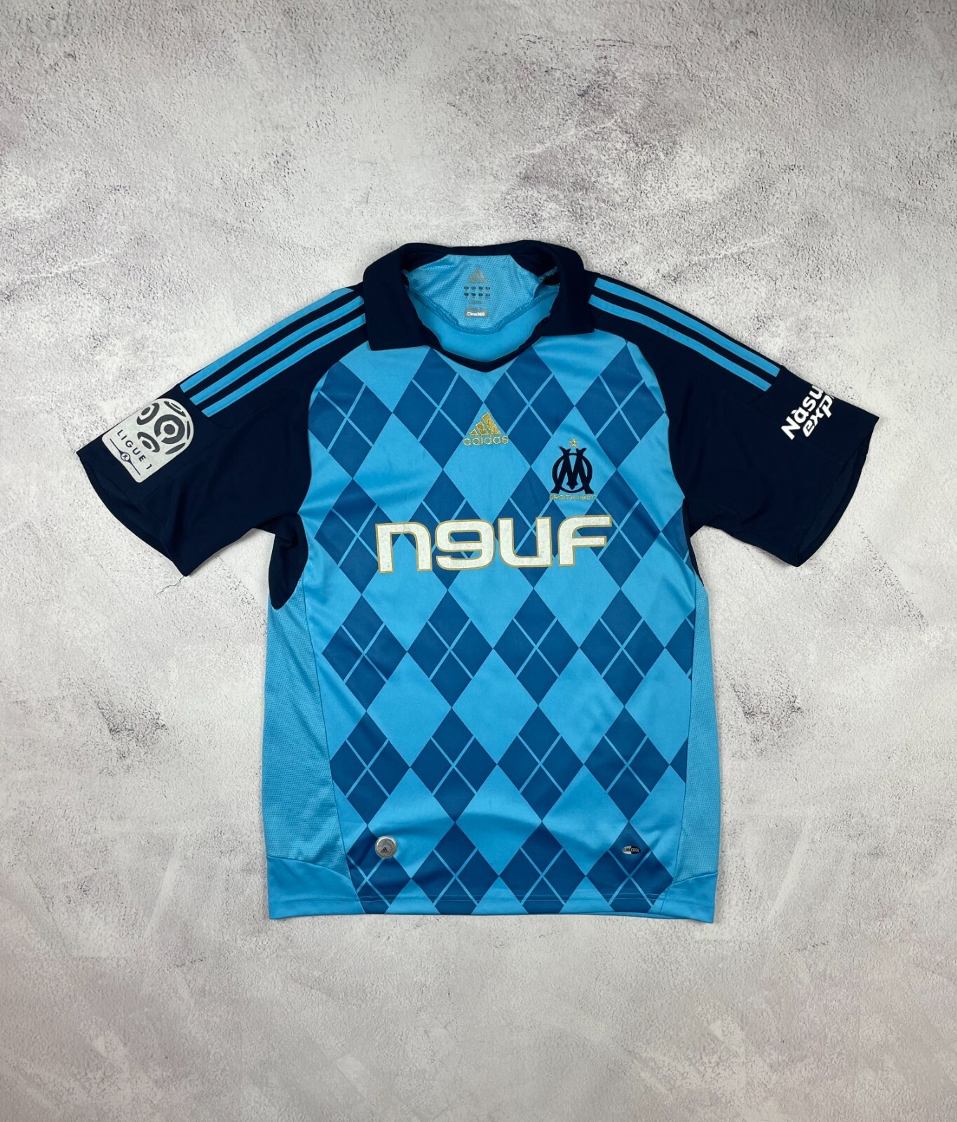 Ben Arfa様 2009-10 Olympique Marseille Home Shirt Ben Arfa #10 - 5/10 - (L)