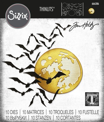 Tim Holtz Moonlight Thinlits Die Set  10pc