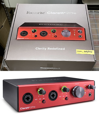 Focusrite Clarett+ 2Pre USB Audio Recording Interface for PC and Mac BRAND NEW