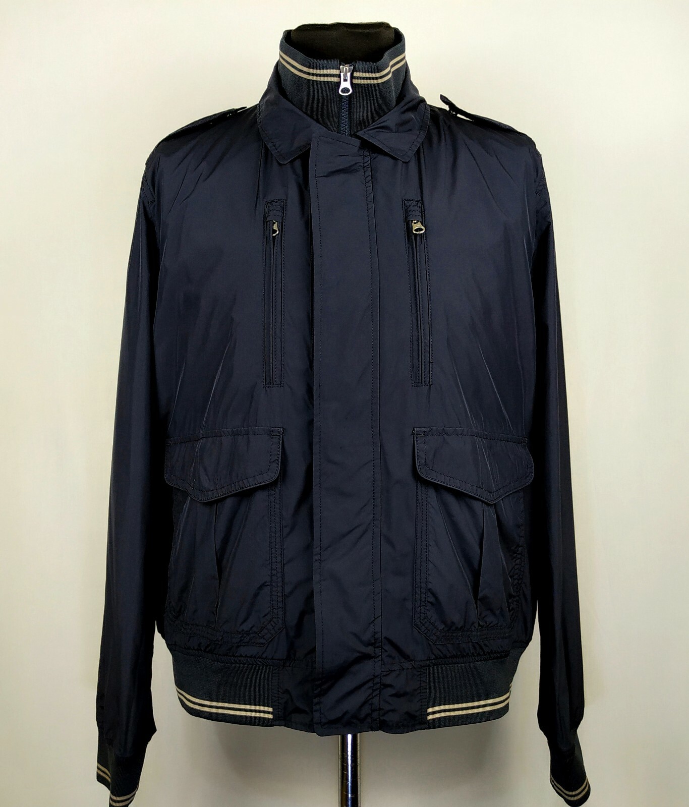 70s〜 イタリア製　MARINA YACHTING ウールコート　紺　XL Marina Yachting Coat In 80% Wool Used Men's Size 50 Gray