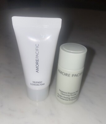 Amore Pacific Treatment Cleansing Foam and Treatment Enzyme Cleansing Powder