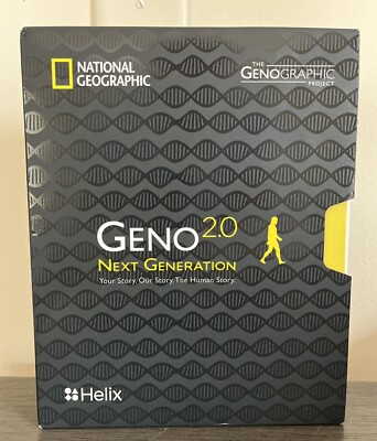 New GENO 2.0 NEXT GENERATION National Geographic HELIX DNA KIT Exp. 08-29-19