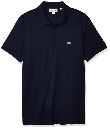 Lacoste — Джерси SS Pima Interlock Regular, 166 ТЕМНО-СИНИЙ, S(3)