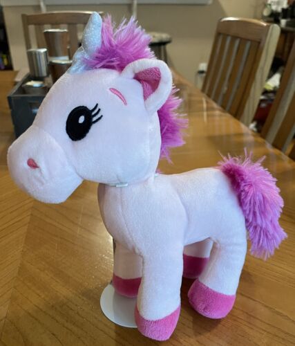 Toys R Us Pink And Pink Unicorn Plush 9