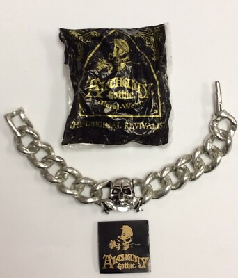 Alchemy Gothic MORTUM CHAIN Bracelet Vintage NOS