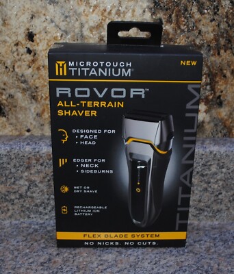 Microtouch Titanium Rovor All-Terrain Shaver Flex Blade System