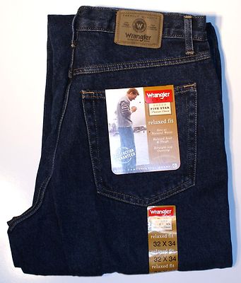 

Новые мужские джинсы свободного кроя Wrangler Five Star, цвет индиго, все размеры, Синий