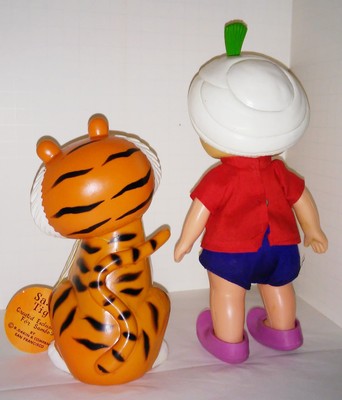 Sambo' s Dakin  Sambo Genie and Tiger mint  tag Ad figure set Nice paint on doll