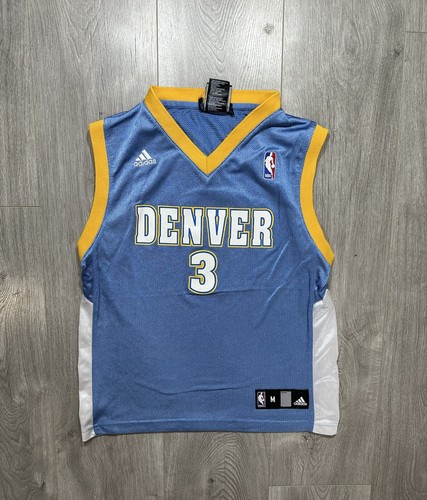 Adidas トレフォイルロゴ NUGGETS 3 IVERSON Jersey Authentic adidas Denver Nuggets #3 Allen Iverson ALTERNATE