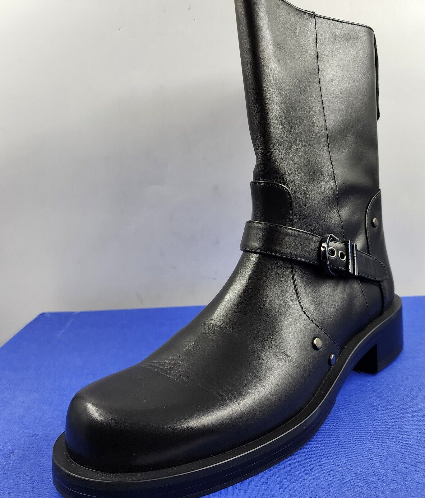 Stuart Weitzman Maverick Studded Leather Ankle Boots Women's 8.5B/39 Black - Picture 15 of 21