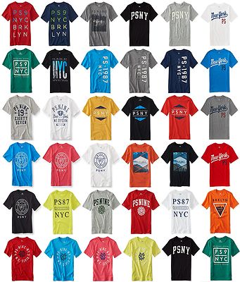 PS KIDS AERO Aeropostale Boys TShirt T Tee Shirt Size 5678101214  NEW