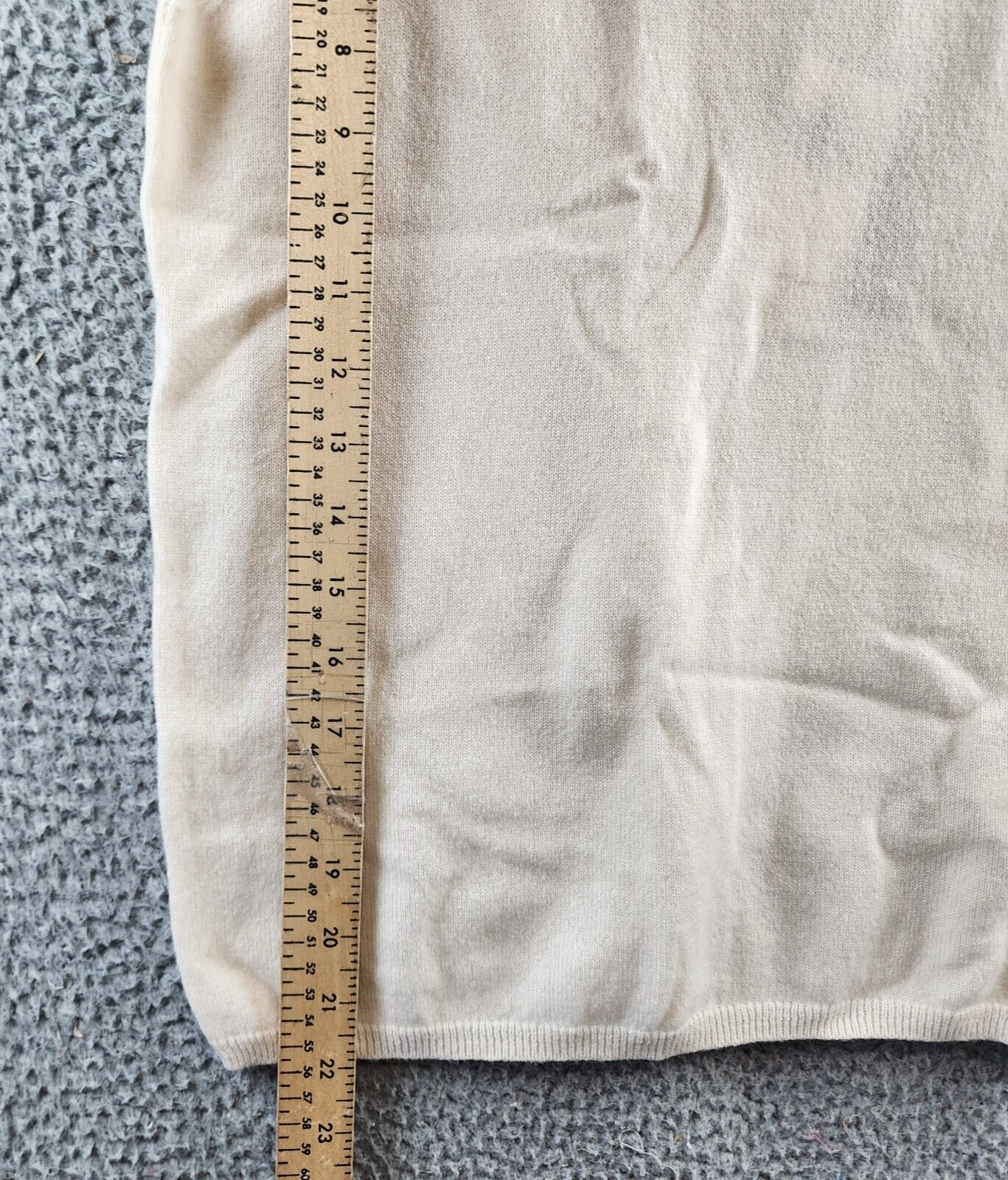 Lauren Ralph Lauren Turtleneck Cashmere Shell Top Womens S Winter Cream Pullover - Picture 6 of 13