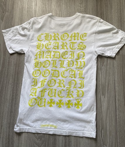 Tシャツ・カットソー CHROME HEARTS Dagger Eye Chart L/S Tee Chrome Hearts Eye Chart Dagger Longsleeve T-Shirt - White