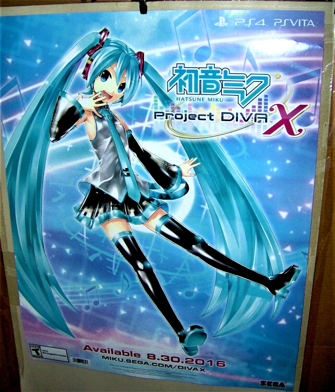 【非売品】初音ミク Project DIVE F 2nd B2 サイズ ポスター 非売品】初音ミク Project DIVE F 2nd B2 サイズ ポスター