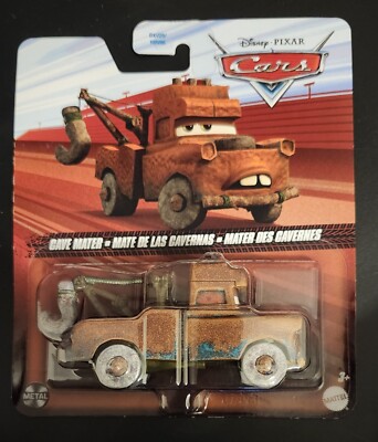 Rare New 2024 Disney Pixar Cars Cave Mater Metal Diecast Mattel Toy Tow Truck!