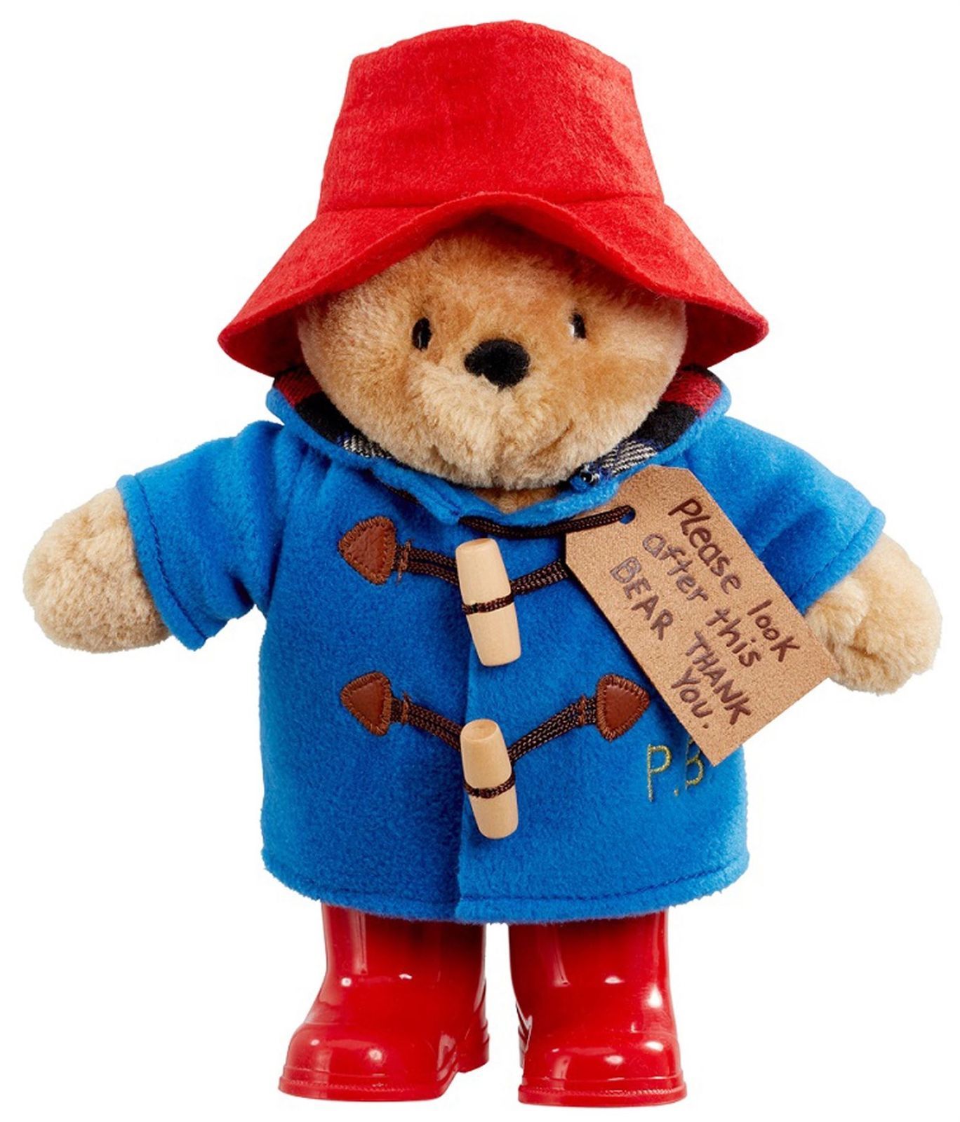 NEW Paddington Bear with Boots 24cm Adorable Kids Plush Toy