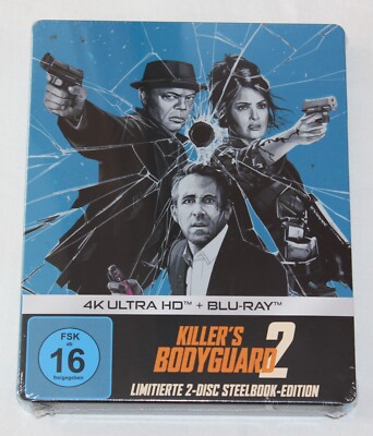 Steelbook 4K Ultra HD + Blu-ray: Killer's Bodyguard 2 mit Ryan Reynolds