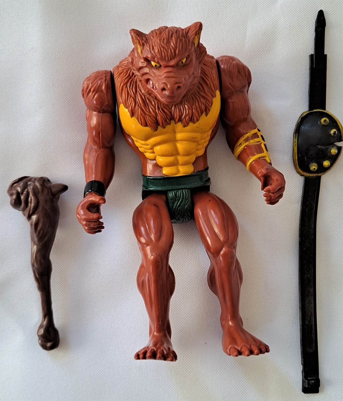 Vintage LJN Thundercats Jackalman Action Figure Complete