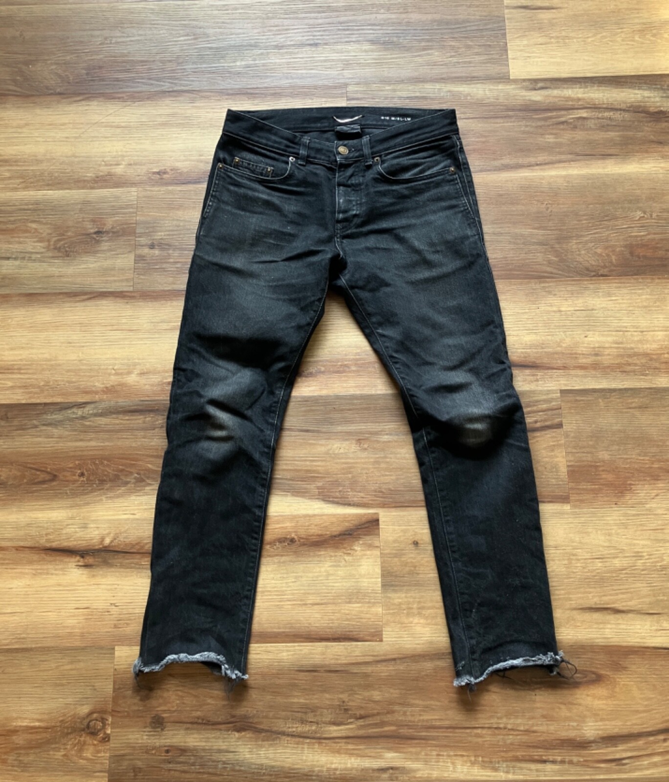 Mens Saint Laurent Paris Black Jeans 29x30 - D18 M/SL-LW | eBay