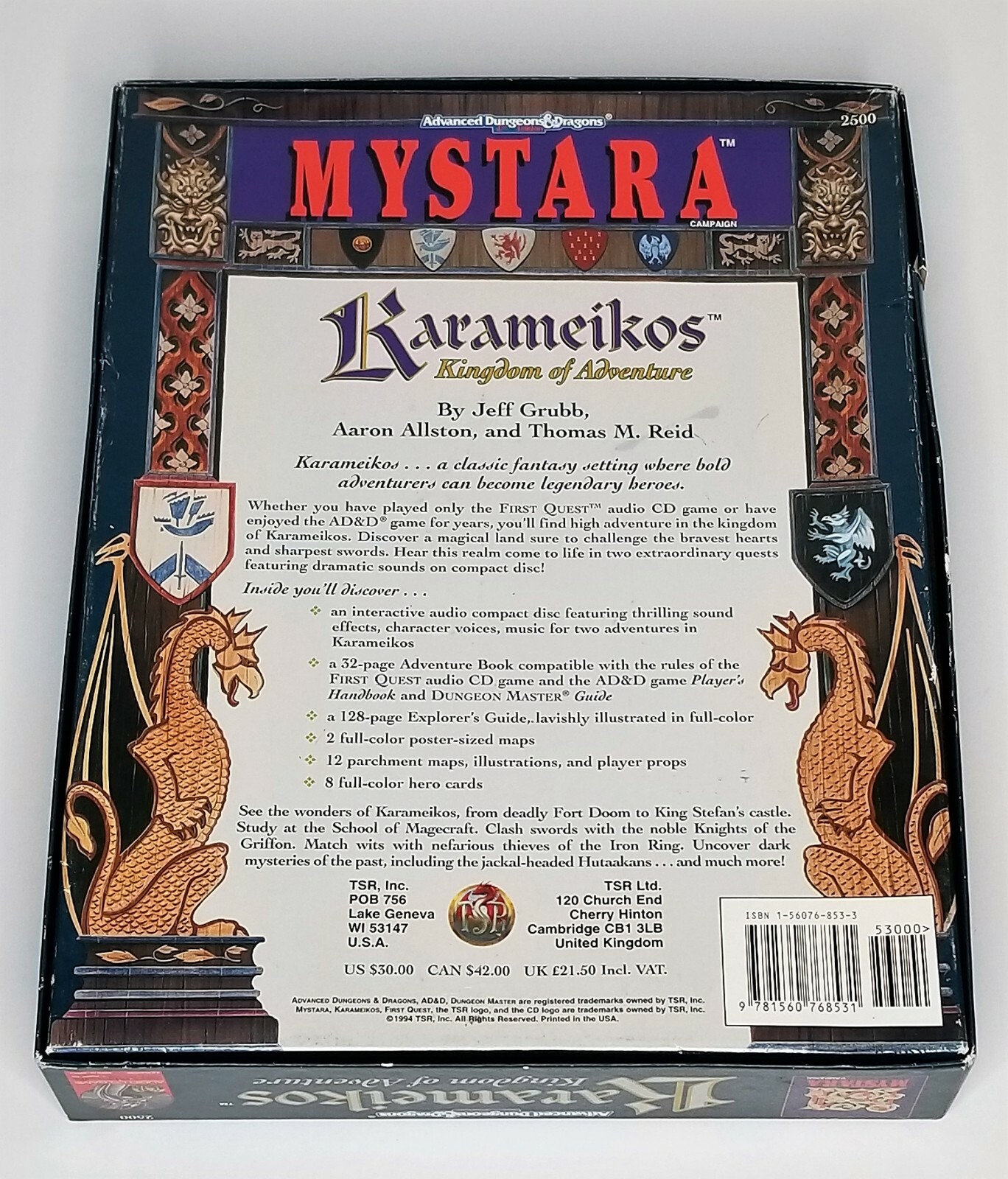 Karameikos Kingdom of Adventure Box Set, Advanced Dungeons&Dragons 2nd Edition