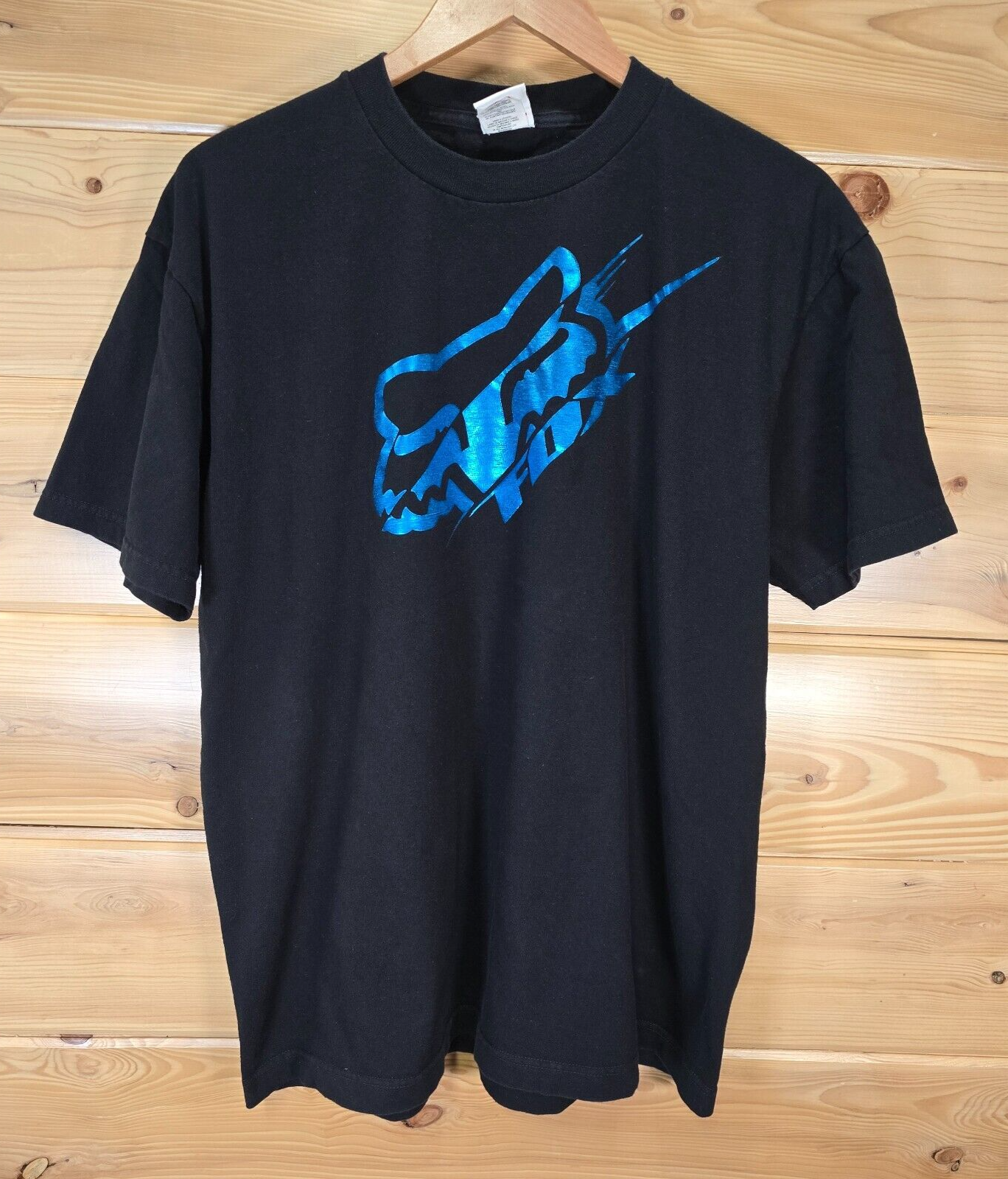 Y2k Fox Racing T Shirt Men Size XL Foil Logo Print | eBay
