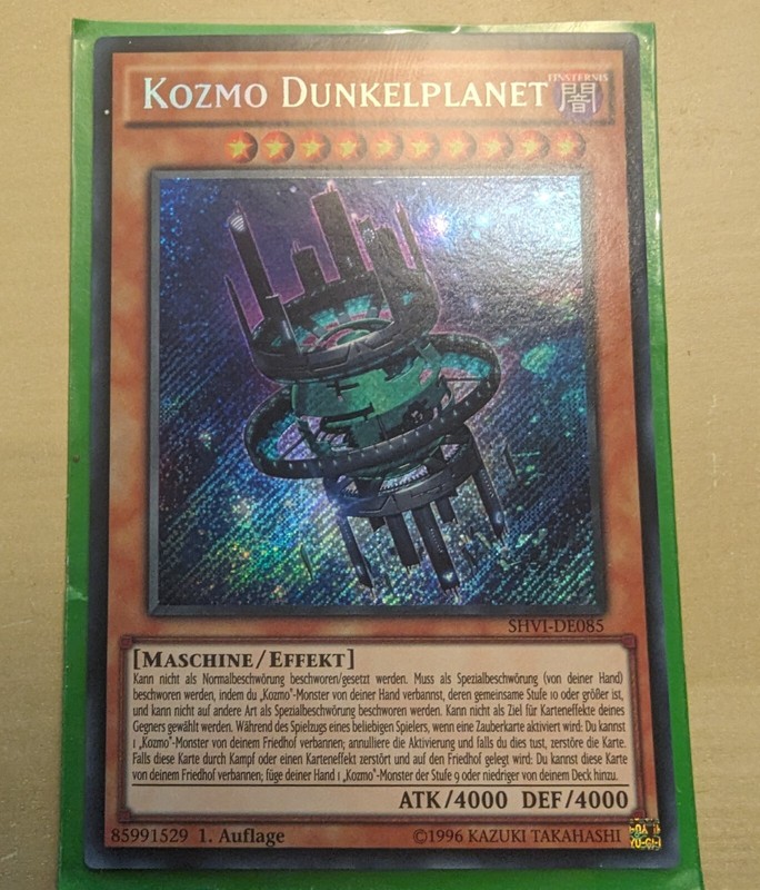 Kozmo Dunkelplanet Yu-Gi-Oh Karte Shvi-De085