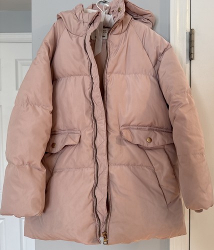 Zara Kids Size 9 Girls Light Pink Size Winter Fall Puffer