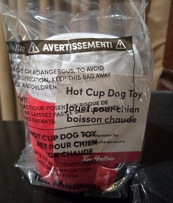 Tim Hortons 2024Hot Cup Dog Toy NIB