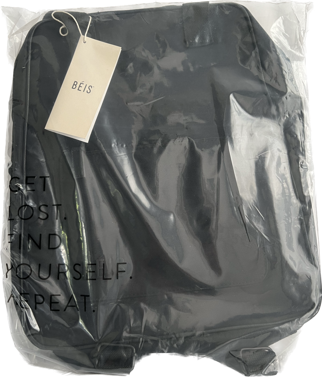 BEIS - The Expandable Backpack - New with tags - Black | eBay