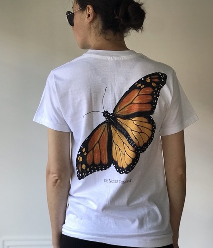 90's Diana Dee TylerアートTシャツ USA製 Vintage Shirt 1992 Diana Dee Tyler Butterfly Caterpillar Art
