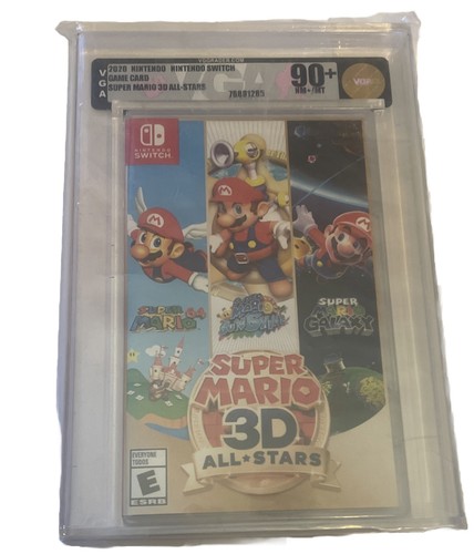 Super Mario 3D All-Stars Nintendo Switch VGA 90 Graded Mint Sealed