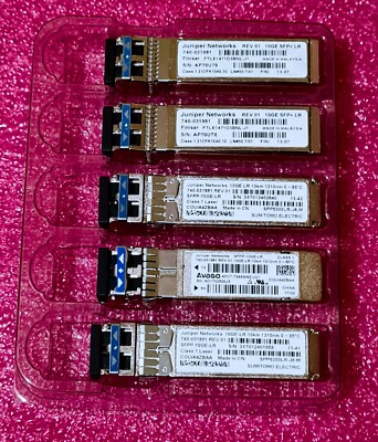 Juniper SFPP-10GE-LR 740-031981 SFP-10GE-LR SFP+ 1310nm LR 10km SMF 10GE Optic