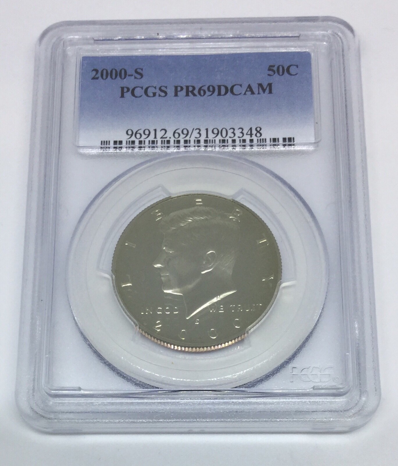 2000-S Kennedy Half Dollar 50C PCGS PR69DCAM BLOWOUT PRICE